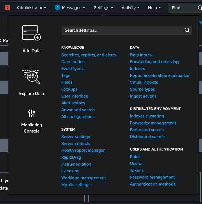 Settings Forwarding and Receiving