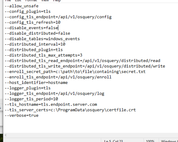 TA-osquery installed in Splunk